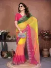 A94 Heavy Georgette Silk Saree Wholesale Clothing Suppliers In India